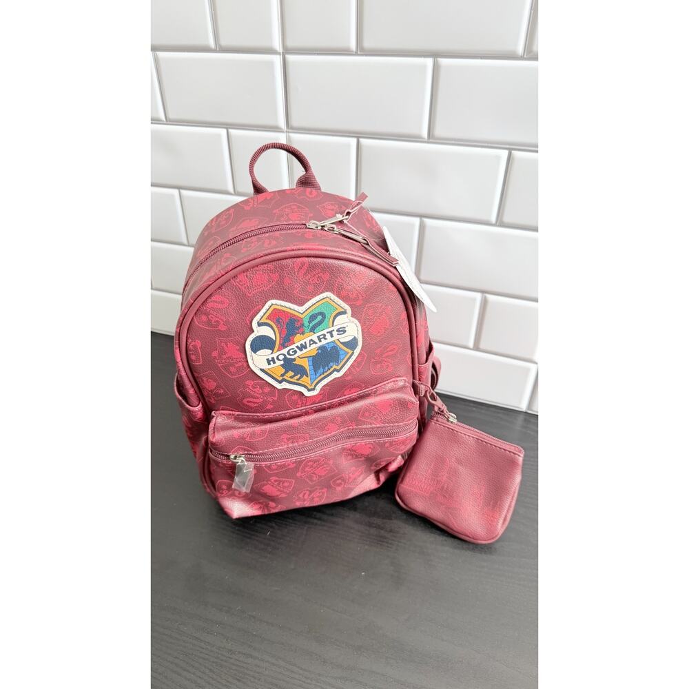Harry Potter Hogwarts 10.5" Mini Backpack & Clip-On Coin Purse NWT